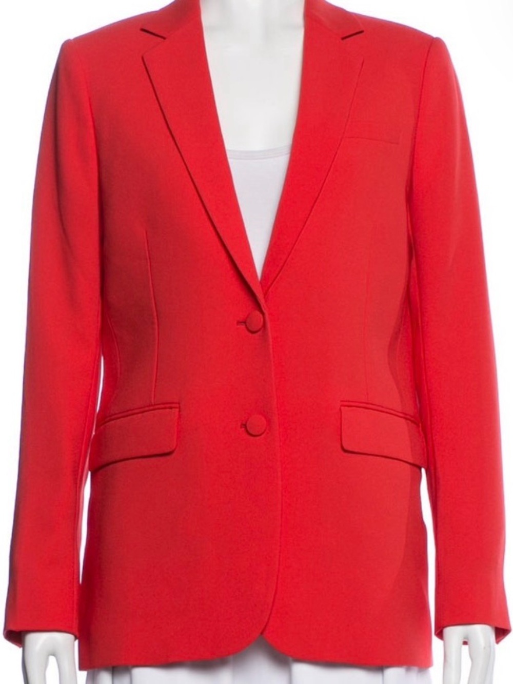 The Kooples Red Tailored Two-Button Blazer